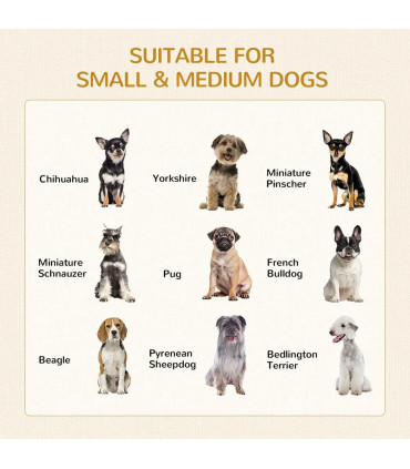 Dog Kennel Furniture Grey Particle Board 75H x 80W x 58Dcm Double-Door Crate