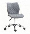 Office Chair Grey Ergonomic Mid Back 360 Swivel Height Adjustable Home Office