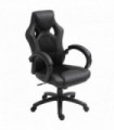 Gaming Chair PU Leather Black 71cm x 61cm x 118cm Executive Racing Swivel