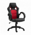 Gaming Chair PU Leather Black 45.5-55.5cm adjustable height 360° swivel seat