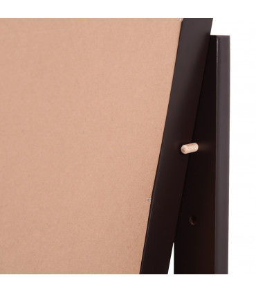 Freestanding Dressing Mirror 148x47cm Adjustable Angle Dark Brown Frame