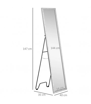 Full Length Mirror Free Standing Dressing Mirror for Bedroom, Living Room