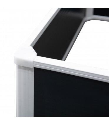 Garden Raised Bed Planter Grey 120cm x 90cm x 30cm Grow Containers Flower Pot