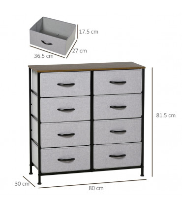 Fabric Chest of Drawers