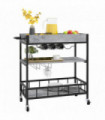 Industrial Bar Cart