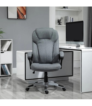 High Back Home Office Chair Height Adjustable Computer Chair w/ Armrests