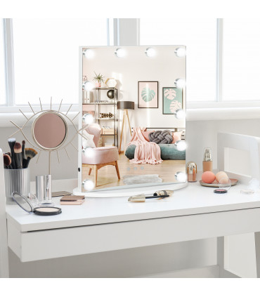 Hollywood Makeup Mirror with Led Light Dimmer Cosmetic Beauty Stage