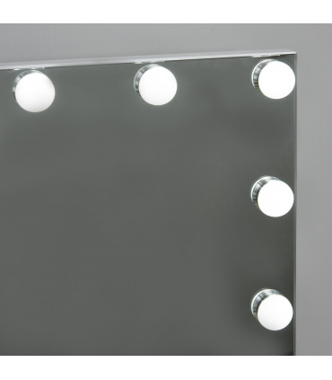 Hollywood Makeup Mirror with Led Light Dimmer Cosmetic Beauty Stage