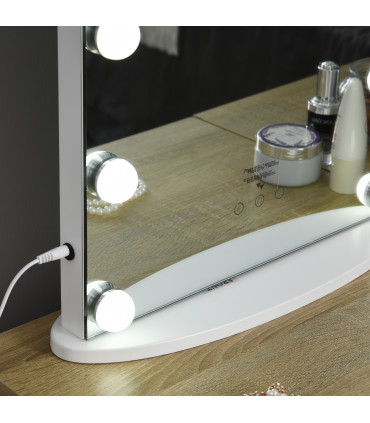 Hollywood Makeup Mirror with Led Light Dimmer Cosmetic Beauty Stage