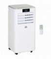 Portable Air Conditioner 10000 BTU White 16-22m² 4 Modes 2 Speeds LED Screen