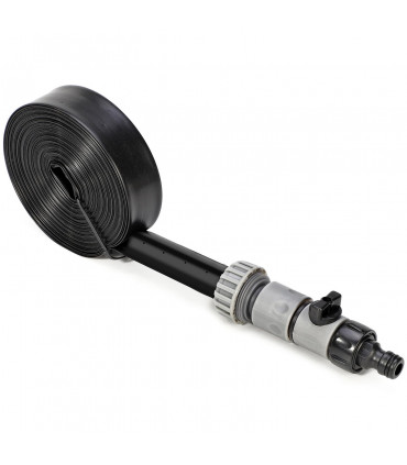 Trampoline Sprinkler 15M/49FT Blue PE Water Sprayer for Garden & Patio