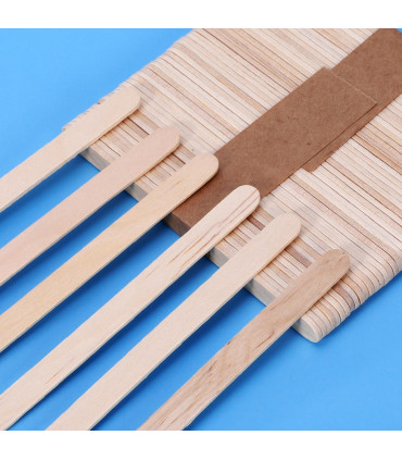 Wooden lolly sticks 300 Natural wood 1cm x 9.3cm for DIY art and crafts