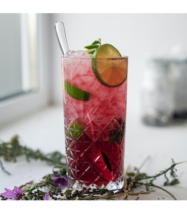 4PC Long Handle Stainless Steel Latte Spoon Flatware Tableware Set