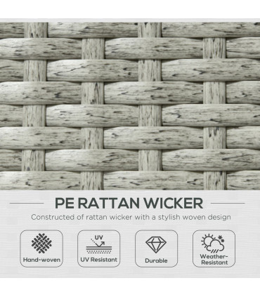 Adjustable Rattan Sun Lounger