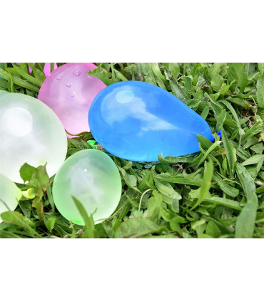 Waterbomb Balloons Aqua Shot 200 Balloons Nozzle Party Bag Fillers Kids Outdoor