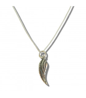 Necklace Angel Feather Silver