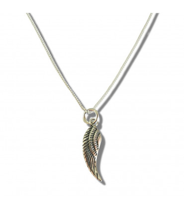 Necklace Angel Feather Silver