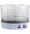 5 Tier Food Dehydrator 245W Stainless Steel Food Dryer Machine Timer LCD White