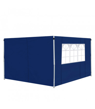 Gazebo Exchangeable Side Panels Blue 3m x 2m UV Proof Material Window Privacy