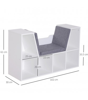 Bookcase Storage Seat