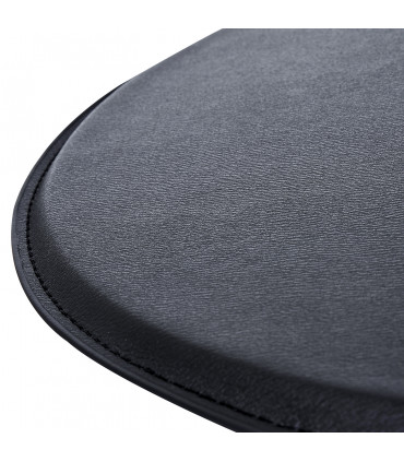 Chrome Steel Height Adjustable Round Bar Table Dinning Table Black