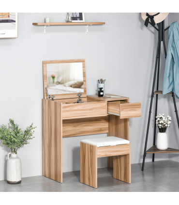 Dressing Table With Padded Stool