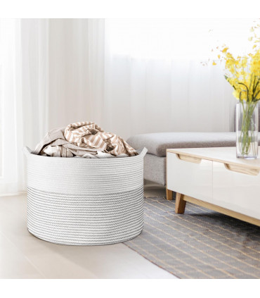 Cotton Rope Laundry Basket