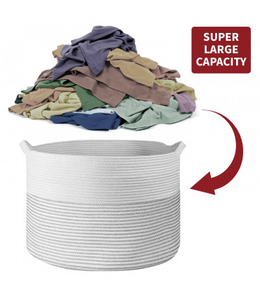 Cotton Rope Laundry Basket