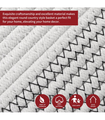 Cotton Rope Laundry Basket