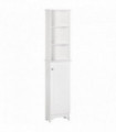 MDF 6-Tier    Tall Bathroom Storage Cabinet White 34cmx20cmx165cm