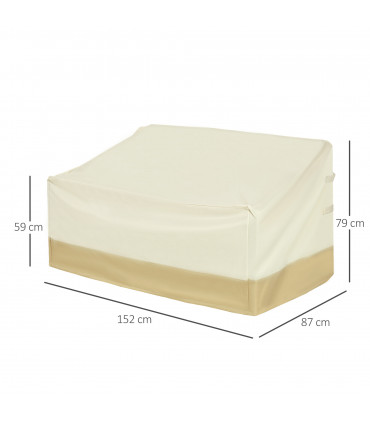 Waterproof Furniture Cover Oxford fabric Beige 152cm x 87cm x 79cm