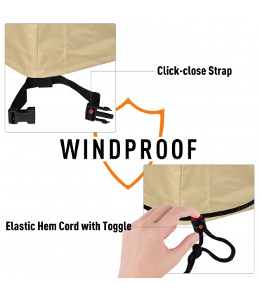 Waterproof Furniture Cover Oxford fabric Beige 152cm x 87cm x 79cm