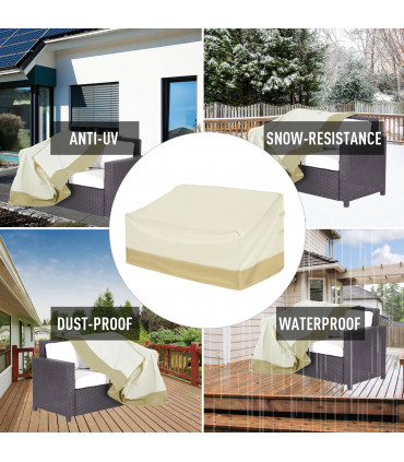 Waterproof Furniture Cover Oxford fabric Beige 152cm x 87cm x 79cm