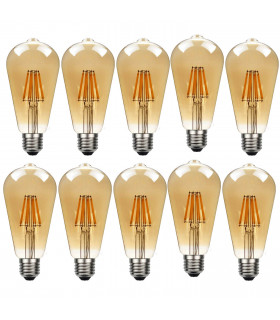Light Bulb 10Pack E27 LED Edison