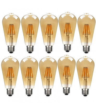 Light Bulb 10Pack E27 LED Edison