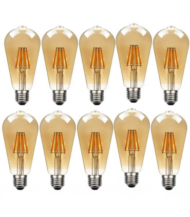 Light Bulb 10Pack E27 LED Edison