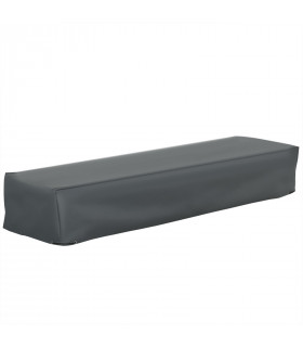 Garden Furniture Cover Oxford Fabric Grey 200cmx73cmx35cm Water UV Resistant