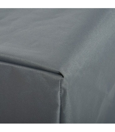 Garden Furniture Cover Oxford Fabric Grey 200cmx73cmx35cm Water UV Resistant