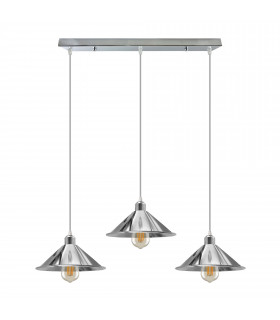 Ceiling pendant Light Metal Vintage/Retro 22cm cone shape hanging lamp shade