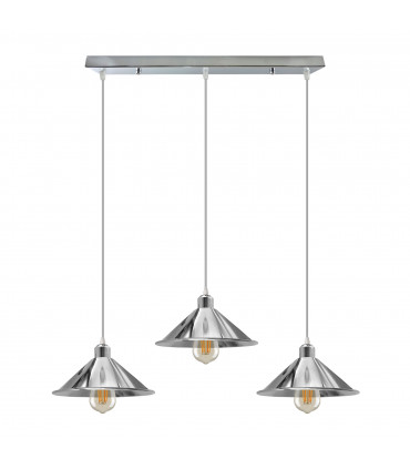 Ceiling pendant Light Metal Vintage/Retro 22cm cone shape hanging lamp shade