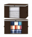 2pcs Clothes Storage Bags Organiser Big Capacity Wardrobe Duvet Underbed Storage Brown 0008920