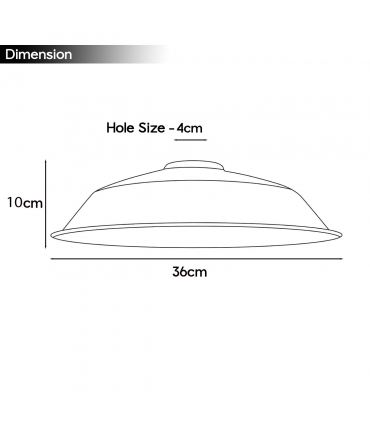 Ceiling Lampshade Rustic Red Vintage Retro Metal 36cm E27/B22 Base 3 Pack