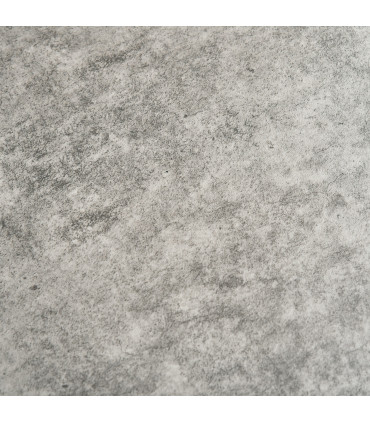 Side End Table Gray 55H x 45L x 40Wcm 3-Tier Open Shelves Storage