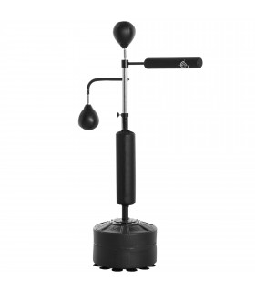 3-in-1 Punching Bag with Stand with 2 Speedballs, 360 Relax Bar HOMCOM