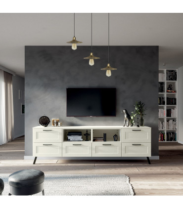 Ceiling Pendant Light Metal Brushed Brass 4 Head Vintage Industrial 22cm