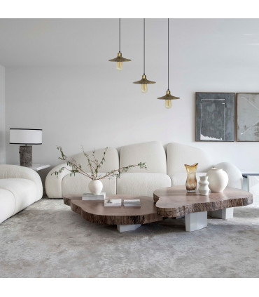 Ceiling Pendant Light Metal Brushed Brass 4 Head Vintage Industrial 22cm