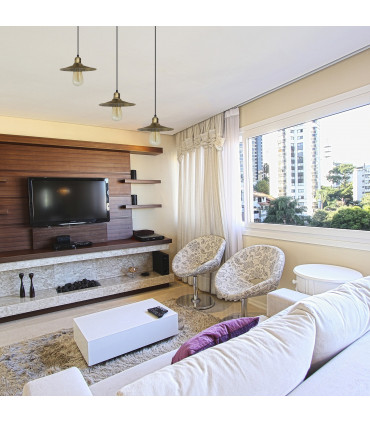 Ceiling Pendant Light Metal Brushed Brass 4 Head Vintage Industrial 22cm