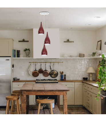 Teardrop Shaped Pendant Light