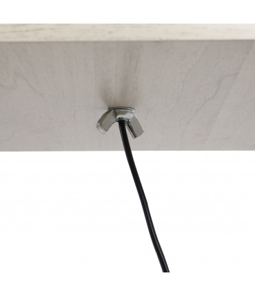 Floor Lamp 4-Tier White and Oak 26cm x 26cm x 160cm Solid MDF with Shelves