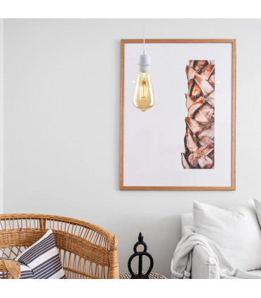 Pendant Lights Vintage Metal White Ceiling Pendant Lamp E27 Base 5 Pack